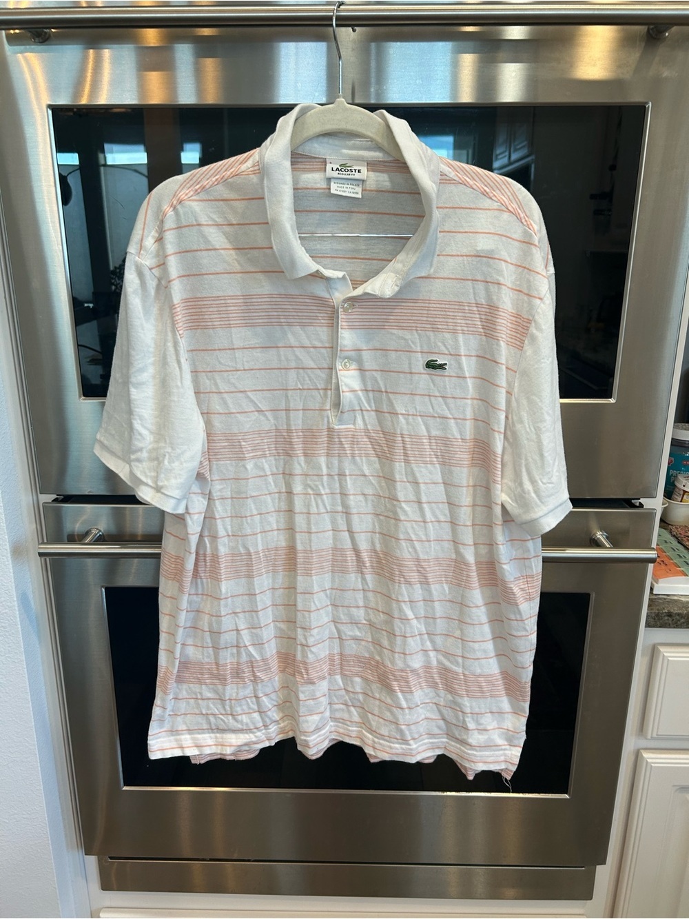 Lacoste striped polo size 6 Lacoste GUC